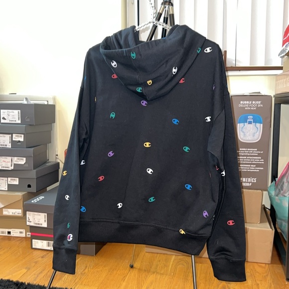 CHAMPION Powerblend Logo Hoodie NWOT - Picture 5 of 11